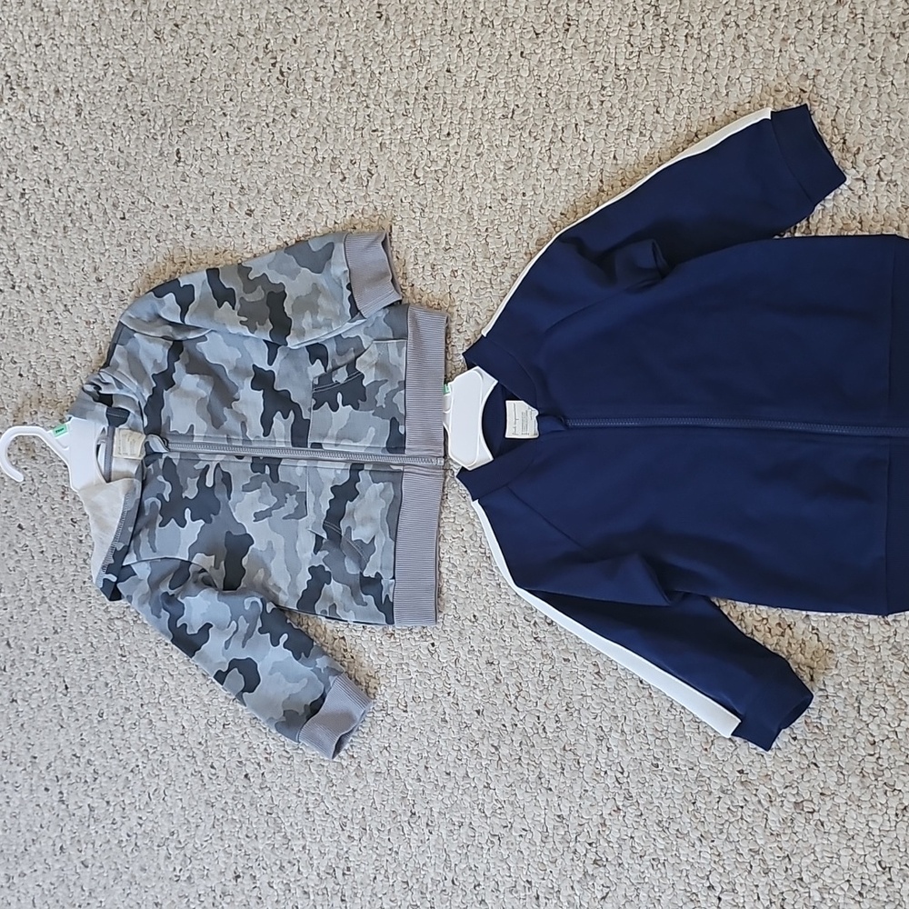 First Impressions Camouflage and Navy Jacket Set (Bundle Of 2)